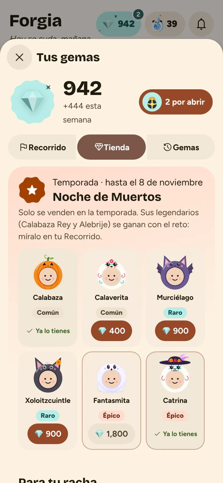 Tienda con temporada, protector y disfraces