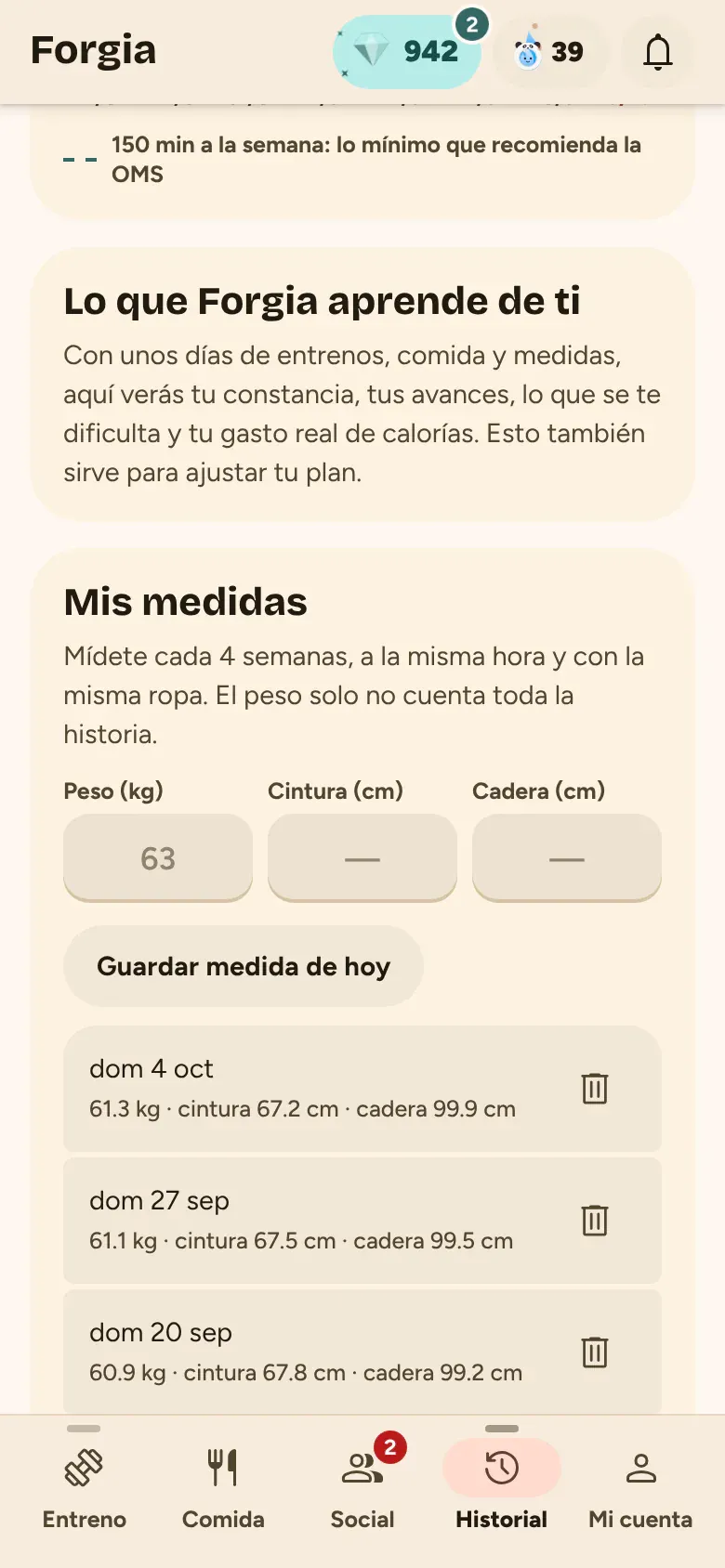 Lo que Forgia aprende de ti