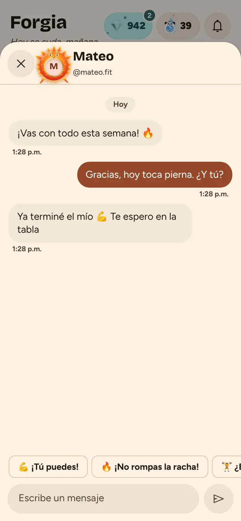 Conversación entre amigos